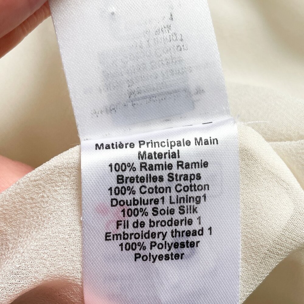 Isabel Marant Lindy Maxi Dress Ecru Size FR 40 US 8 NEW NWT - Picture 9 of 15